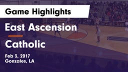 East Ascension  vs Catholic  Game Highlights - Feb 3, 2017