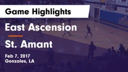 East Ascension  vs St. Amant  Game Highlights - Feb 7, 2017