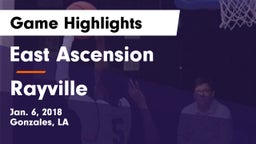 East Ascension  vs Rayville  Game Highlights - Jan. 6, 2018