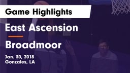 East Ascension  vs Broadmoor  Game Highlights - Jan. 30, 2018