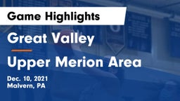 Great Valley  vs Upper Merion Area  Game Highlights - Dec. 10, 2021