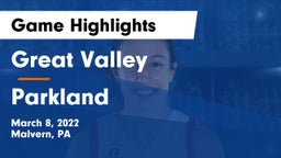 Great Valley  vs Parkland  Game Highlights - March 8, 2022