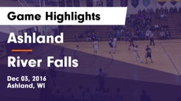 Ashland  vs River Falls  Game Highlights - Dec 03, 2016