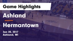 Ashland  vs Hermantown  Game Highlights - Jan 20, 2017