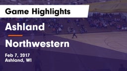 Ashland  vs Northwestern  Game Highlights - Feb 7, 2017