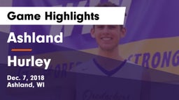 Ashland  vs Hurley  Game Highlights - Dec. 7, 2018