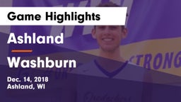 Ashland  vs Washburn Game Highlights - Dec. 14, 2018