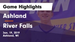 Ashland  vs River Falls  Game Highlights - Jan. 19, 2019