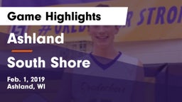Ashland  vs South Shore Game Highlights - Feb. 1, 2019