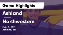 Ashland  vs Northwestern  Game Highlights - Feb. 5, 2019