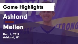 Ashland  vs Mellen  Game Highlights - Dec. 6, 2019