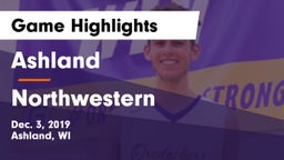 Ashland  vs Northwestern  Game Highlights - Dec. 3, 2019