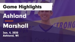 Ashland  vs Marshall  Game Highlights - Jan. 4, 2020