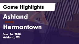 Ashland  vs Hermantown  Game Highlights - Jan. 16, 2020