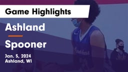 Ashland  vs Spooner  Game Highlights - Jan. 5, 2024