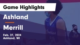 Ashland  vs Merrill  Game Highlights - Feb. 27, 2024