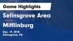 Selinsgrove Area  vs Mifflinburg Game Highlights - Dec. 19, 2018