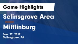 Selinsgrove Area  vs Mifflinburg Game Highlights - Jan. 22, 2019