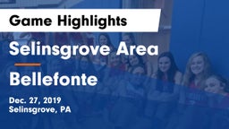 Selinsgrove Area  vs Bellefonte  Game Highlights - Dec. 27, 2019