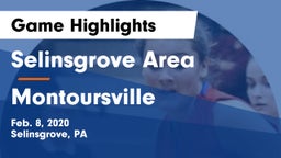 Selinsgrove Area  vs Montoursville Game Highlights - Feb. 8, 2020