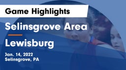 Selinsgrove Area  vs Lewisburg  Game Highlights - Jan. 14, 2022