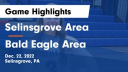 Selinsgrove Area  vs Bald Eagle Area  Game Highlights - Dec. 22, 2022