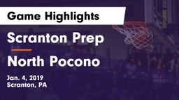 Scranton Prep  vs North Pocono  Game Highlights - Jan. 4, 2019