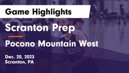 Scranton Prep  vs Pocono Mountain West  Game Highlights - Dec. 20, 2023
