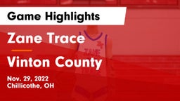 Zane Trace  vs Vinton County  Game Highlights - Nov. 29, 2022