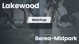 Matchup: Lakewood  vs. Berea-Midpark  2016