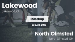 Matchup: Lakewood  vs. North Olmsted  2016