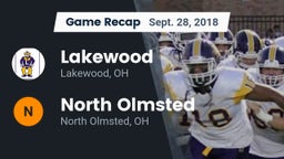 Recap: Lakewood  vs. North Olmsted  2018