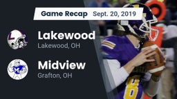 Recap: Lakewood  vs. Midview  2019