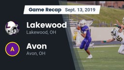 Recap: Lakewood  vs. Avon  2019