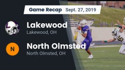 Recap: Lakewood  vs. North Olmsted  2019