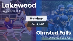 Matchup: Lakewood vs. Olmsted Falls  2019