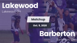 Matchup: Lakewood vs. Barberton  2020
