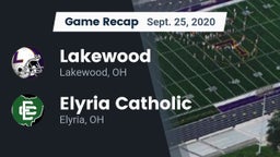 Recap: Lakewood  vs. Elyria Catholic  2020