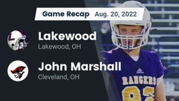 Recap: Lakewood  vs. John Marshall  2022