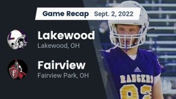 Recap: Lakewood  vs. Fairview  2022