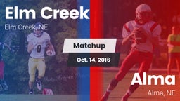 Matchup: Elm Creek High vs. Alma  2016