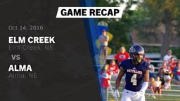 Recap: Elm Creek  vs. Alma  2016