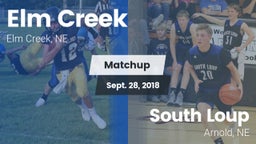 Matchup: Elm Creek High vs. South Loup  2018