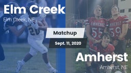 Matchup: Elm Creek High vs. Amherst  2020