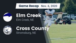 Recap: Elm Creek  vs. Cross County  2020