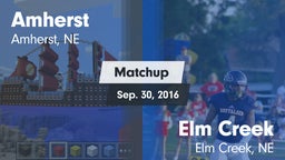 Matchup: Amherst  vs. Elm Creek  2016