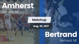 Matchup: Amherst  vs. Bertrand  2017