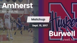 Matchup: Amherst  vs. Burwell  2017