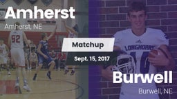 Matchup: Amherst  vs. Burwell  2016
