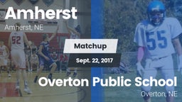 Matchup: Amherst  vs. Overton Public School 2017